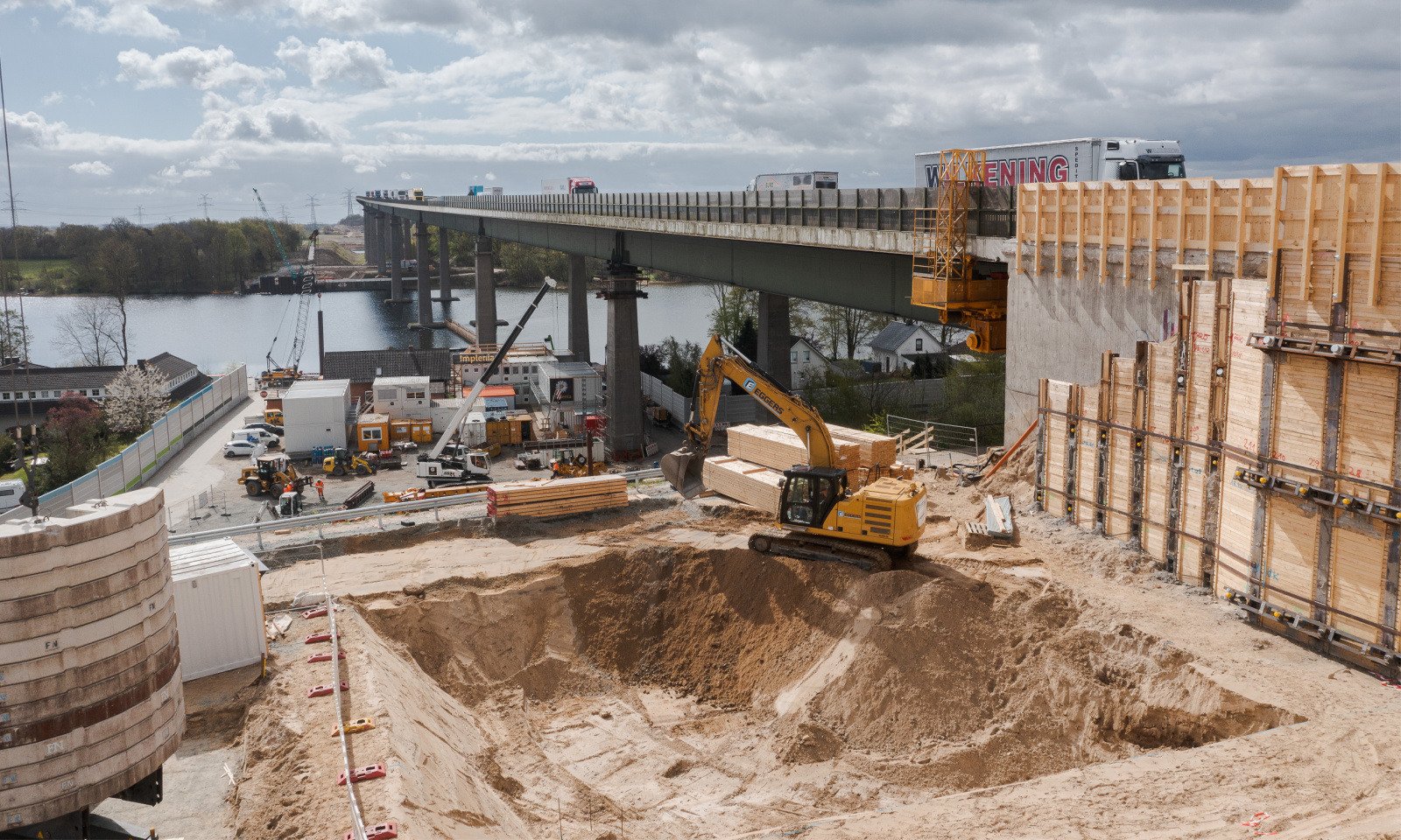 Neubau der Rader Hochbrücke